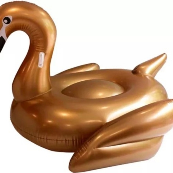 COPY - Inflatable Gold Swan Brand New Sealed - Picture 2 of 2